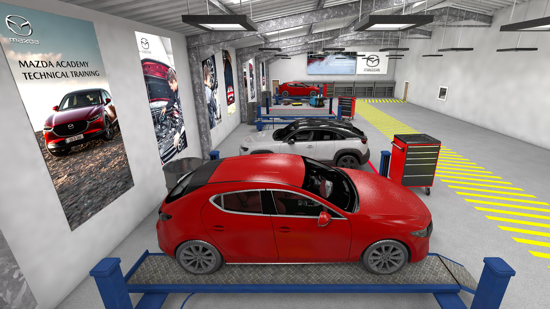 Mazda Training Academy CGI Visuals
